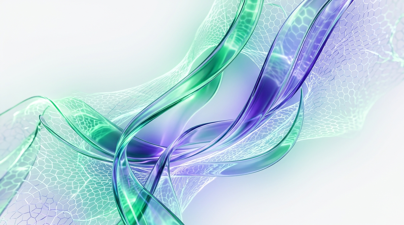 Feedback Luminous Mesh Background